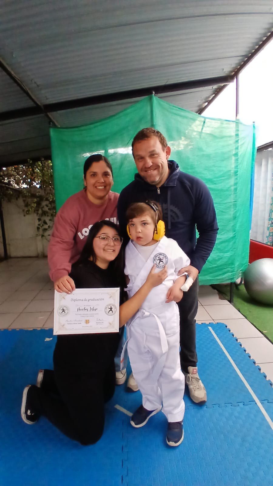 Actividad y graduación de Artes Marciales inclusivas